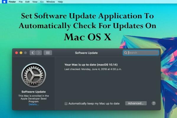 Cách Cài Đặt Mac OS X Tự Động Kiểm Tra Cập Nhật Phần Mềm